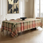Bossi Tovaglia Scozzese Nocciola Rosso Verde