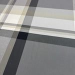 Bossi Tovaglia Scozzese Grigio Bianco Beige Su Misura in Cotone