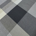 Bossi Tovaglia Scozzese Grigio Bianco Beige Su Misura in Cotone