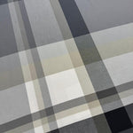 Bossi Tovaglia Scozzese Grigio Bianco Beige Su Misura in Cotone