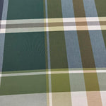 Bossi Tovaglia Quadri Verde Senape Su Misura in Cotone