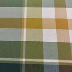 Bossi Tovaglia Quadri Verde Senape Su Misura in Cotone