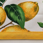 Bottaro Tovaglia Limoni Sorrento Su Misura in Cotone