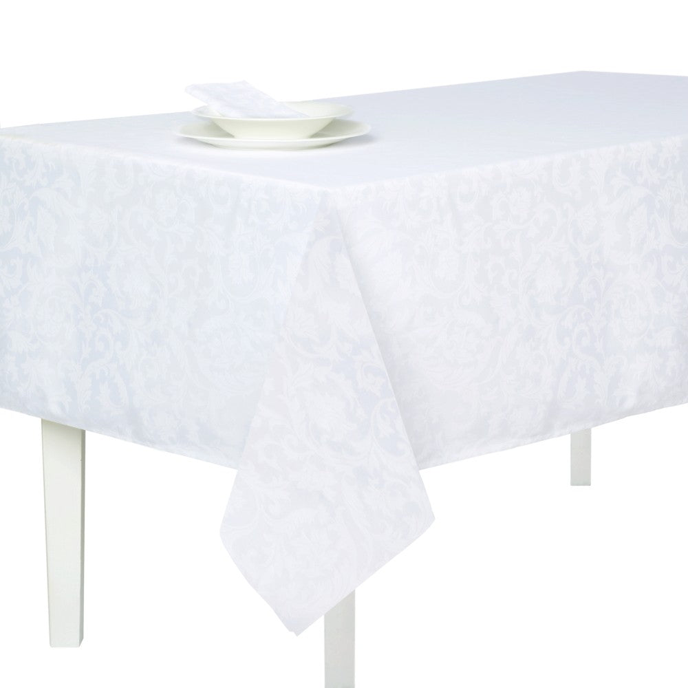 Copri-tavolo, ovale o rettangolare qualità lusso bianco Caligomme