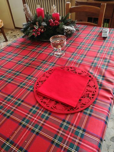 Bossi Tovaglia Tartan Su Misura in Cotone: foto della recensione di Silvana T.