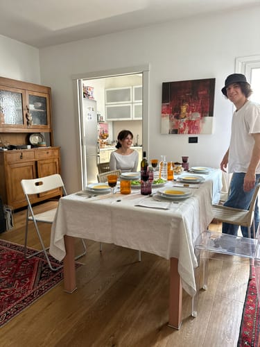 Tovaglia Puro Lino Grezzo Stropicciato No Stiro: foto della recensione di Francesca R.