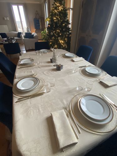 Tovaglia Su Misura Natale Écru, Cotone e Lurex: foto della recensione di Alessandra M.